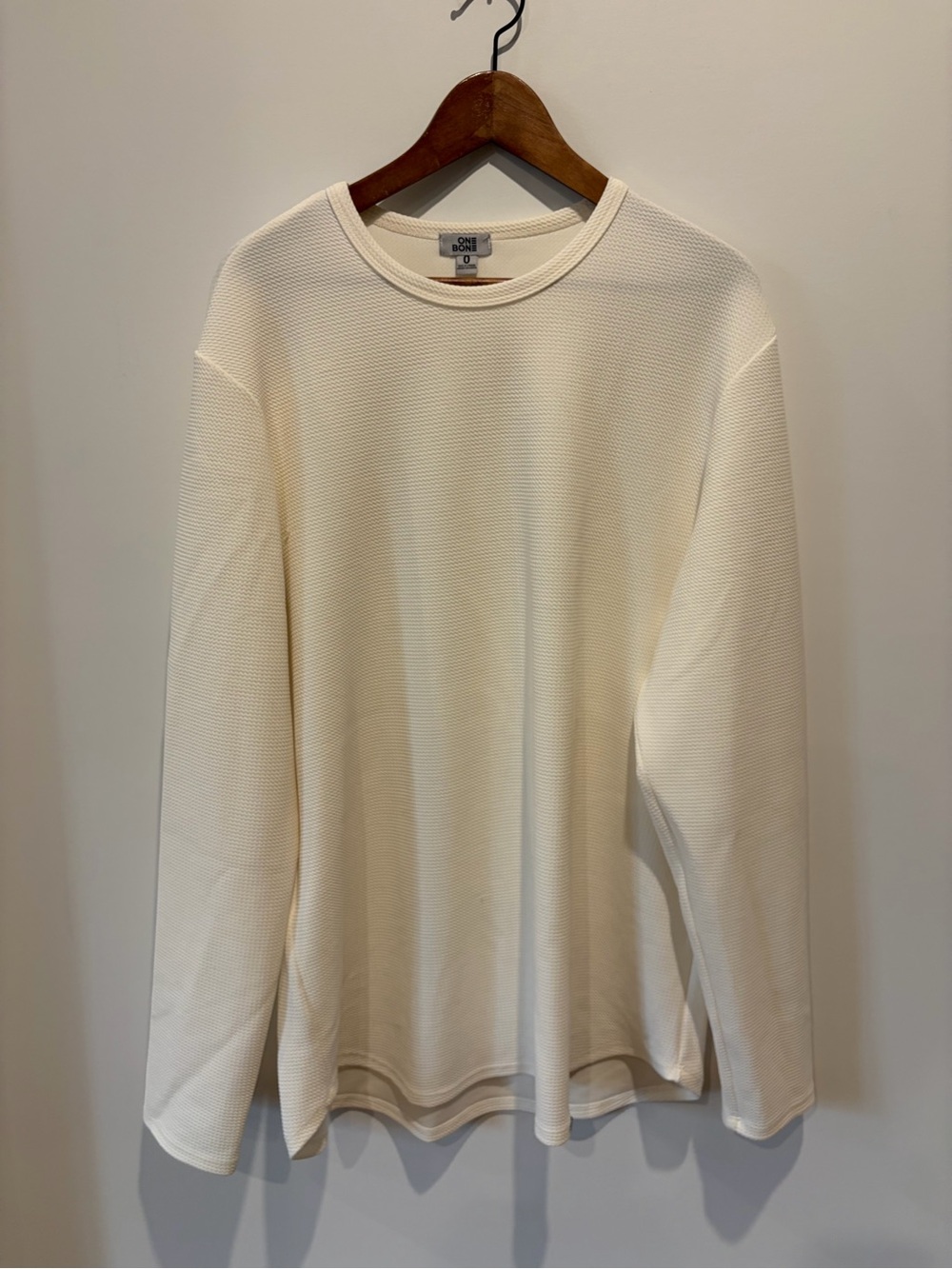 One Bone Bullet T-Shirt (Cream) long sleeve